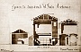 Prospetto e spaccato del Teatro anatomico